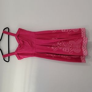 Tatyana pink sweetheart lace dress small